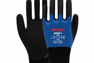 Beybi NMF+ Tam Kaplı Mikro Köpük Nitril Kaplı Polyester Örgü Eldiven