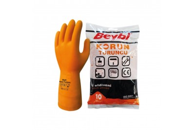 Beybi Korun Turuncu İş Eldiveni