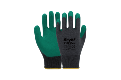 Beybi PL17 Flex Lateks Kaplı Polyester Likralı Eldiven (288Çift)