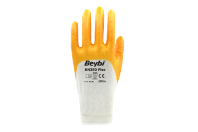 Beybi Kn350 Flex Nitril Kaplı Pamuk Eldiven (288 Çift)