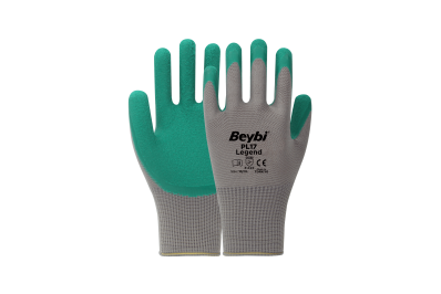 Beybi PL17 Legend Polyester Örme Lateks Eldiven (288 Çift)