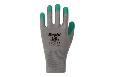 Beybi PL17 Legend Polyester Örme Lateks Eldiven (288 Çift)